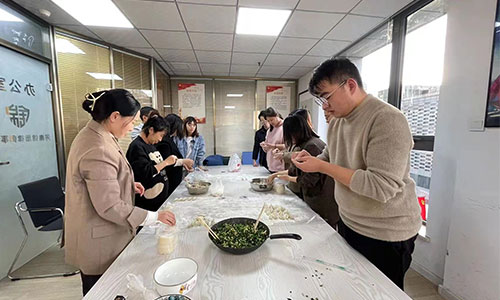 河南錦盾律師事務所溫情冬至包餃子