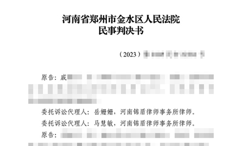 錦盾律師代理分家析產(chǎn)糾紛案勝訴